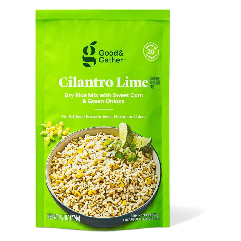 Cilantro Lime Dry Rice Mix with Sweet Corn & Green Onions