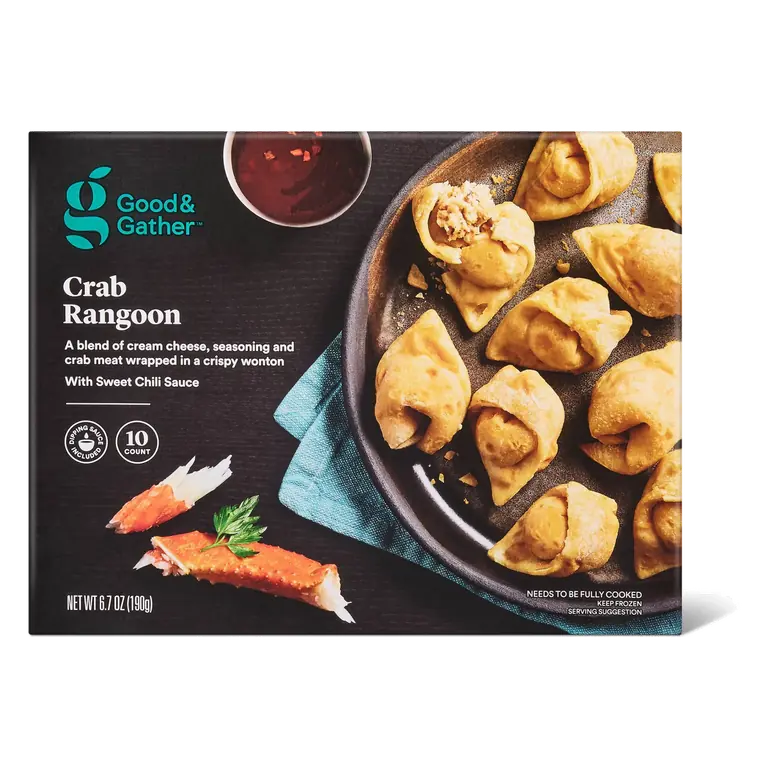 Crab Rangoon a Blend of Cream Cheese