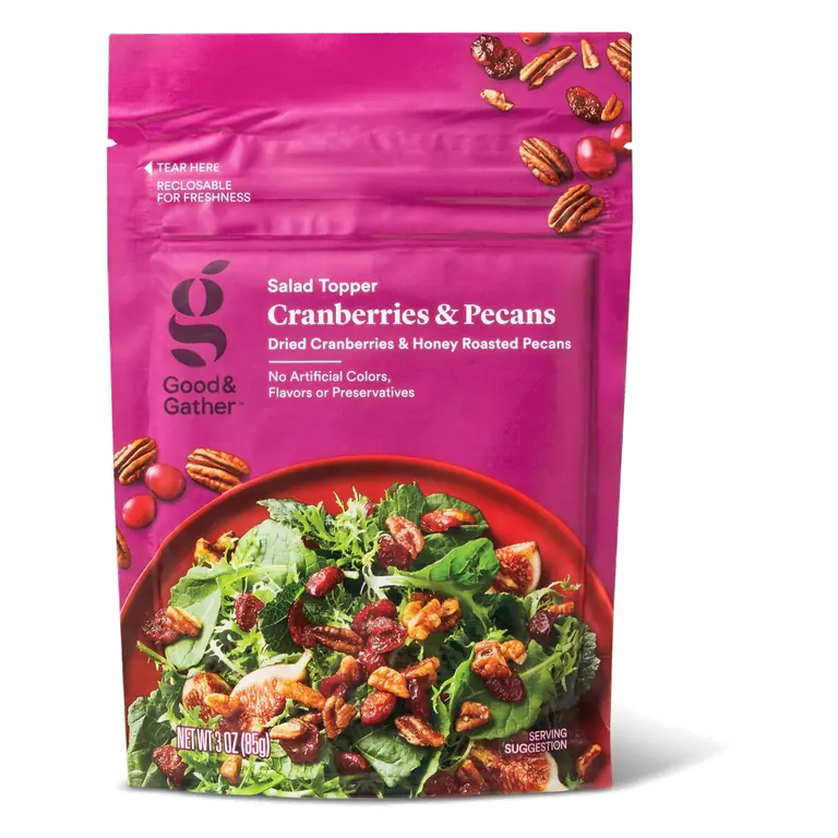 Cranberries & Pecans Salad Topper