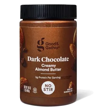 Dark Chocolate Creamy No Stir Almond Butter