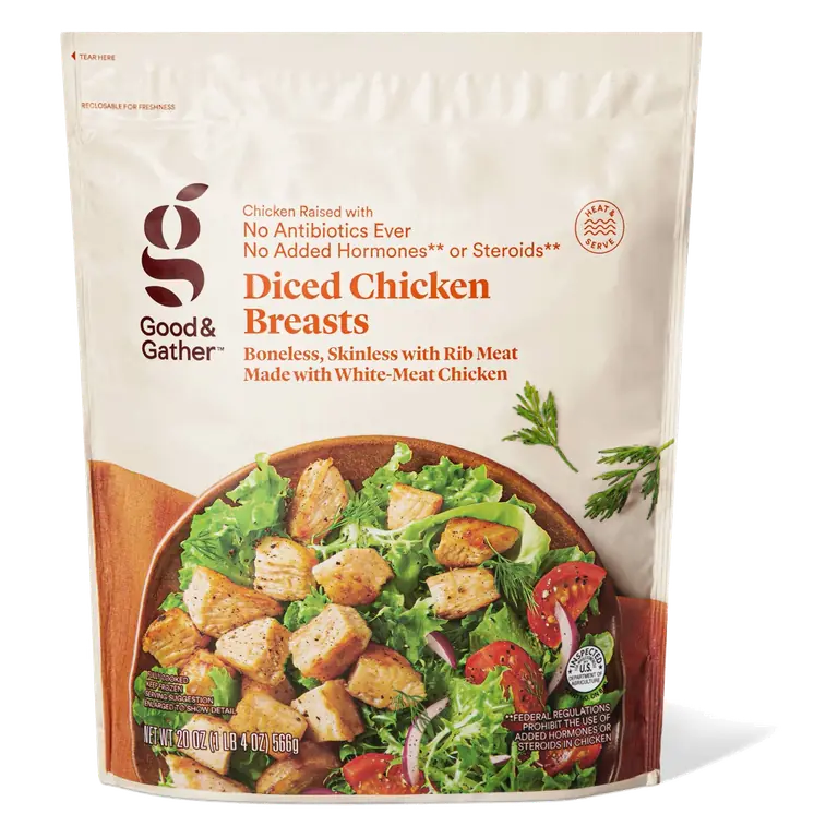 Diced Chicken Breasts