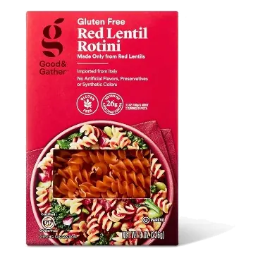 Gluten Free Red Lentil Pasta