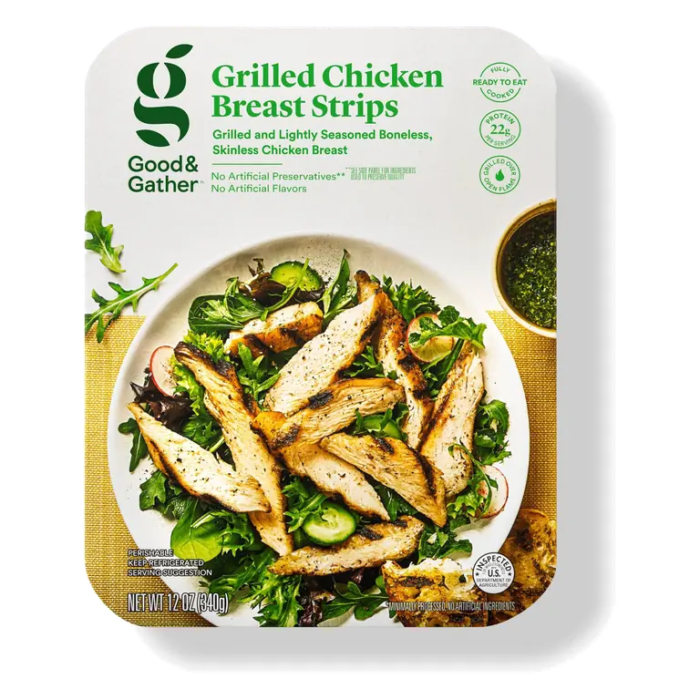 Grilled Chicken Breast Strips