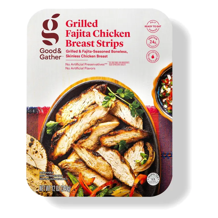Grilled Fajita Chicken Breast Strips