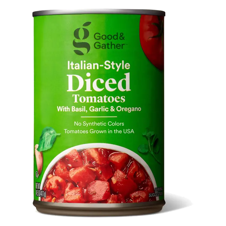 Italian-Style Diced Tomatoes with Basil