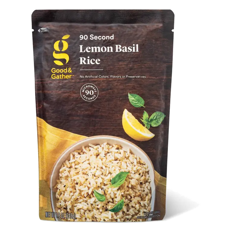 Lemon Basil 90 Second Rice