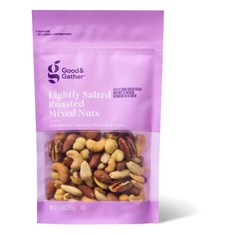 Lightly Salted Roasted Mixed Nuts with Almonds