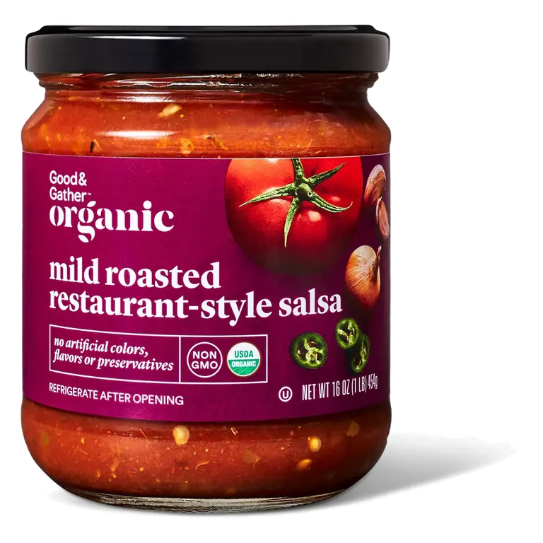 Mild Roasted Restaurant-Style Salsa