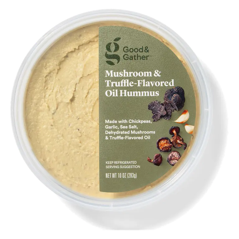 Mushroom & Truffle Flavored Oil Hummus
