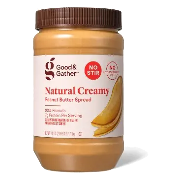 Natural Creamy Peanut Butter Spread