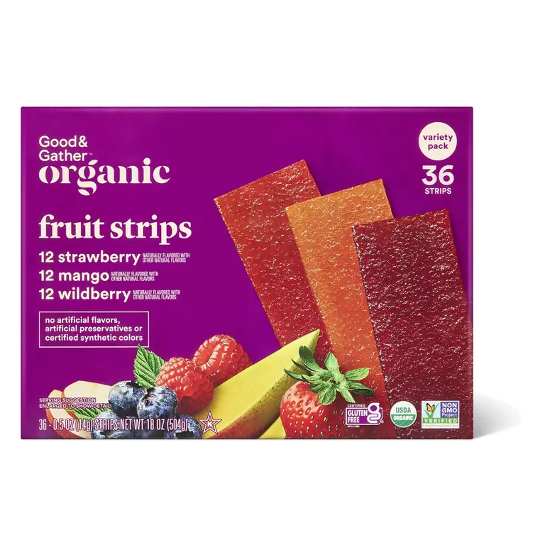 Organic Fruit Strips