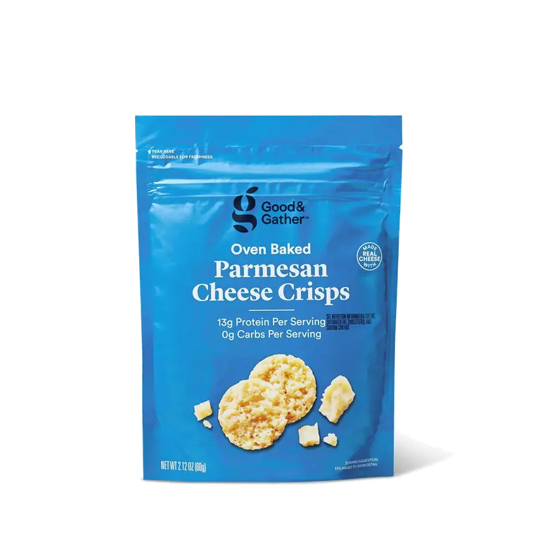 Parmesan Oven Baked Cheese Crisps