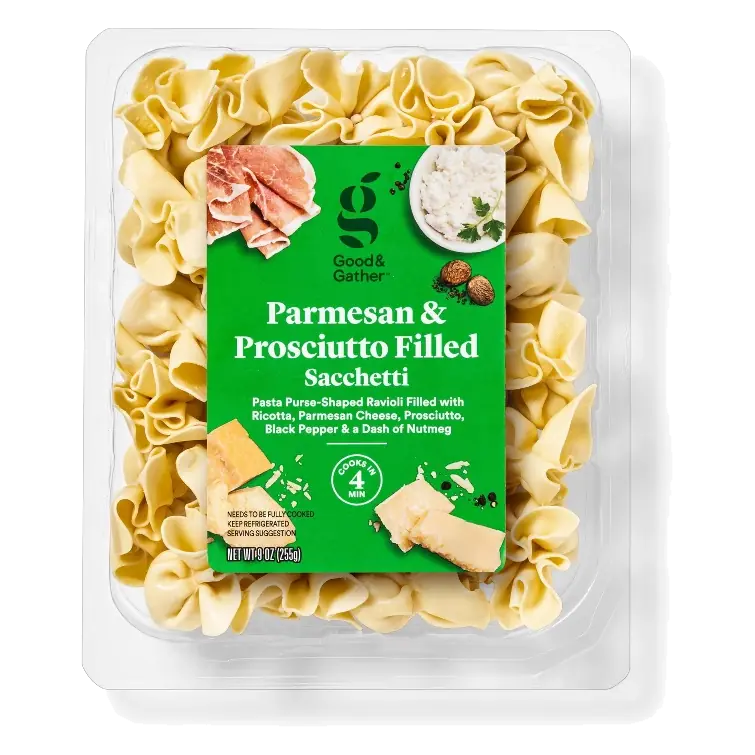 Parmesan & Prosciutto Filled Sacchetti