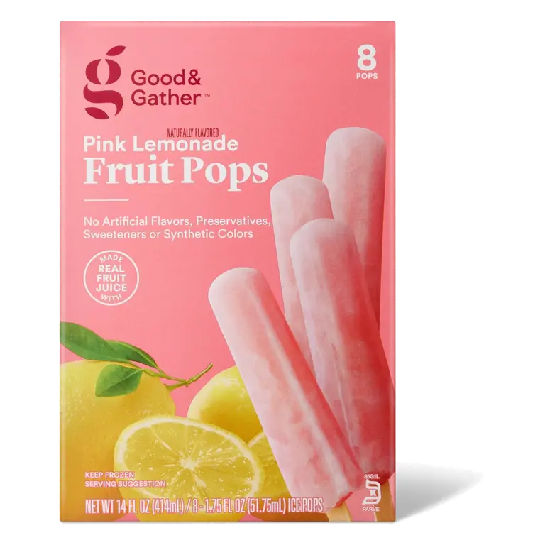 Pink Lemonade Fruit Pops