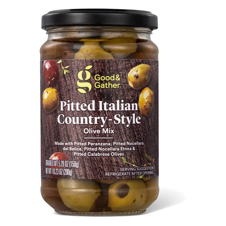 Pitted Italian Country-Style Olive Mix