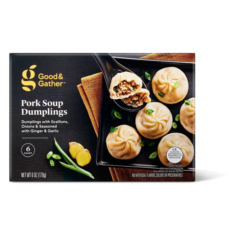 Pork Soup Dumplings with Scallions