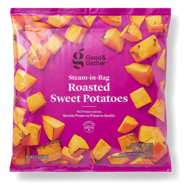Roasted Steam-in-Bag Sweet Potatoes