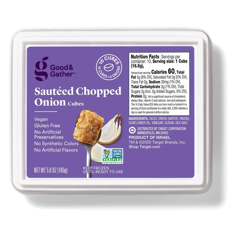 Sauteed Chopped Onion Cubes
