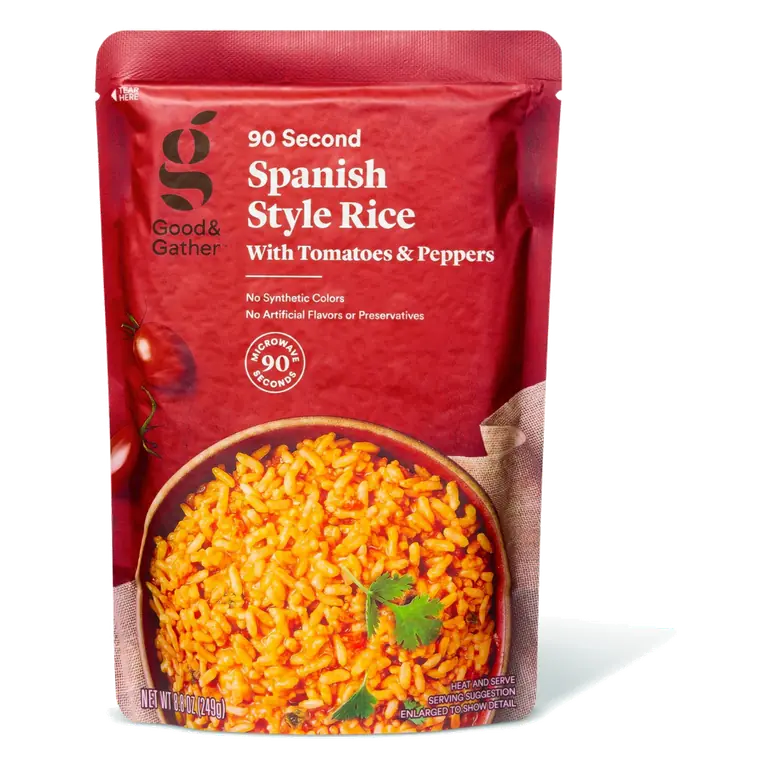Spanish-Style 90 Second Rice with Tomatoes & Peppers