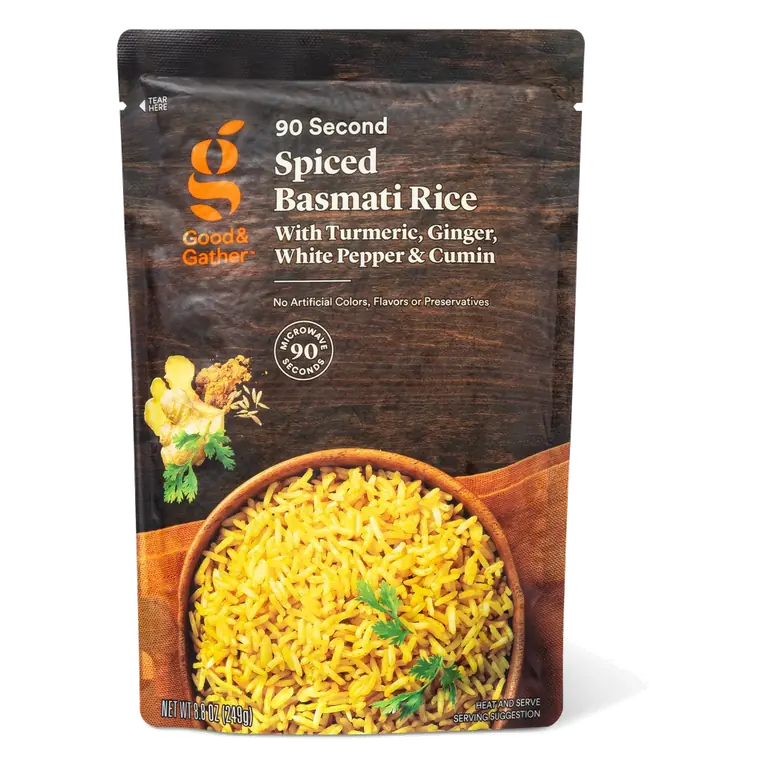 Spiced Basmati 90 Second Rice with Turmeric