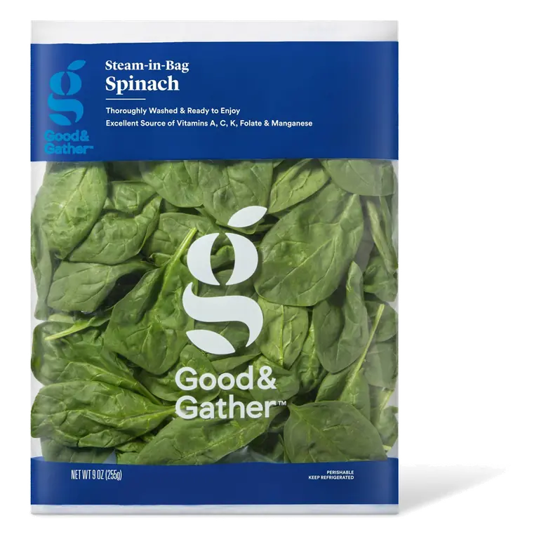 Steam-in-Bag Spinach