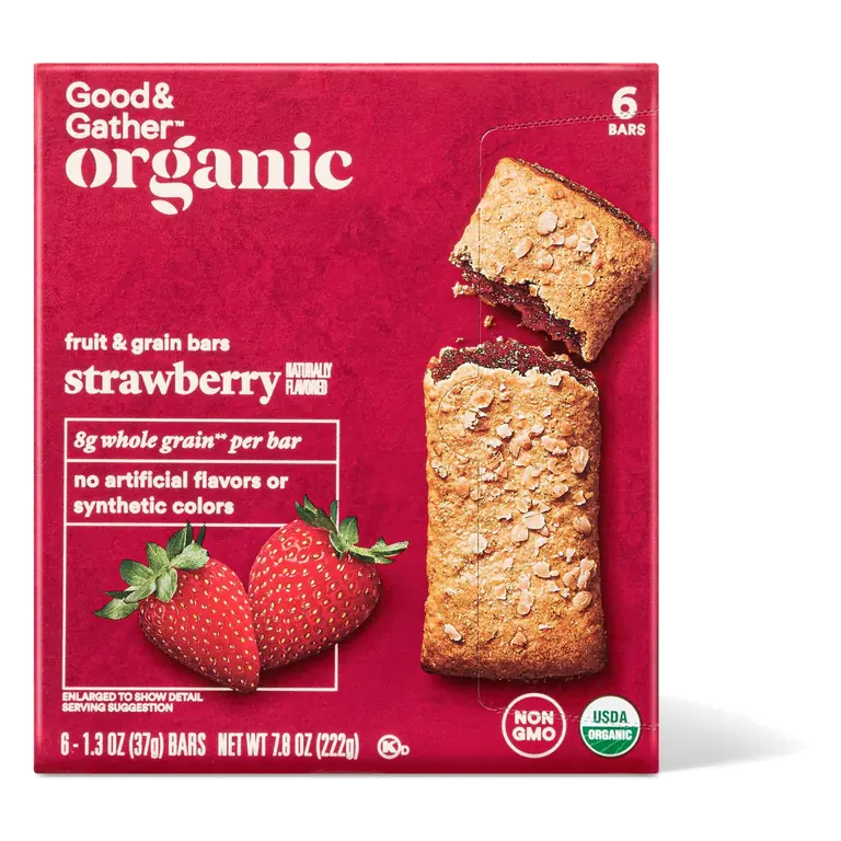 Strawberry Fruit & Grain Bars