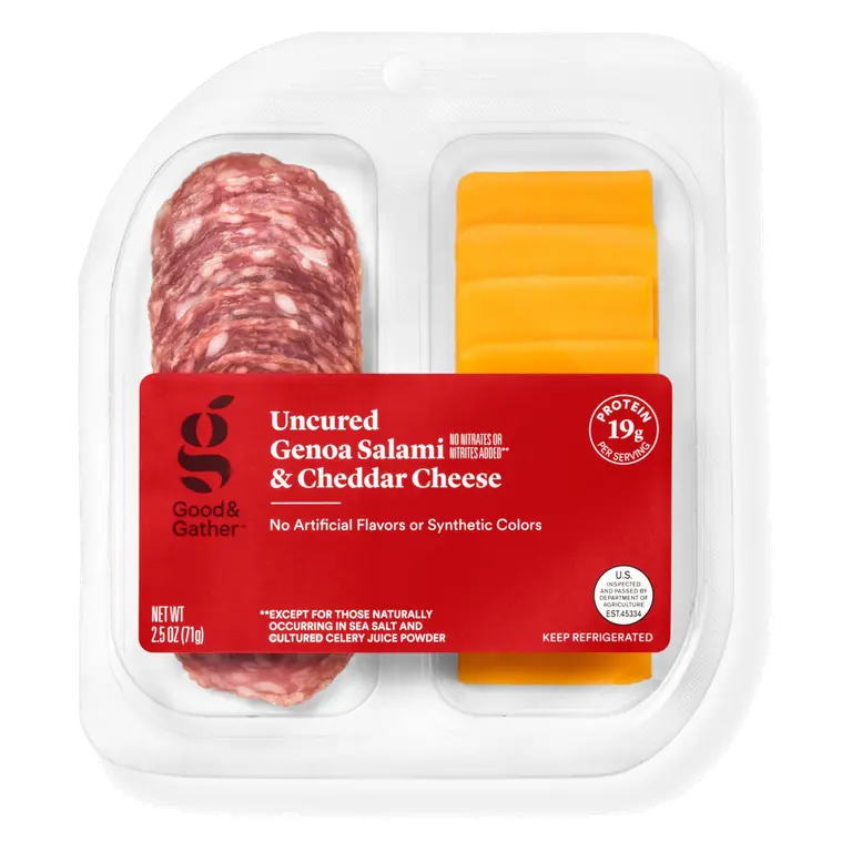 Uncured Genoa Salami & Cheddar Cheese