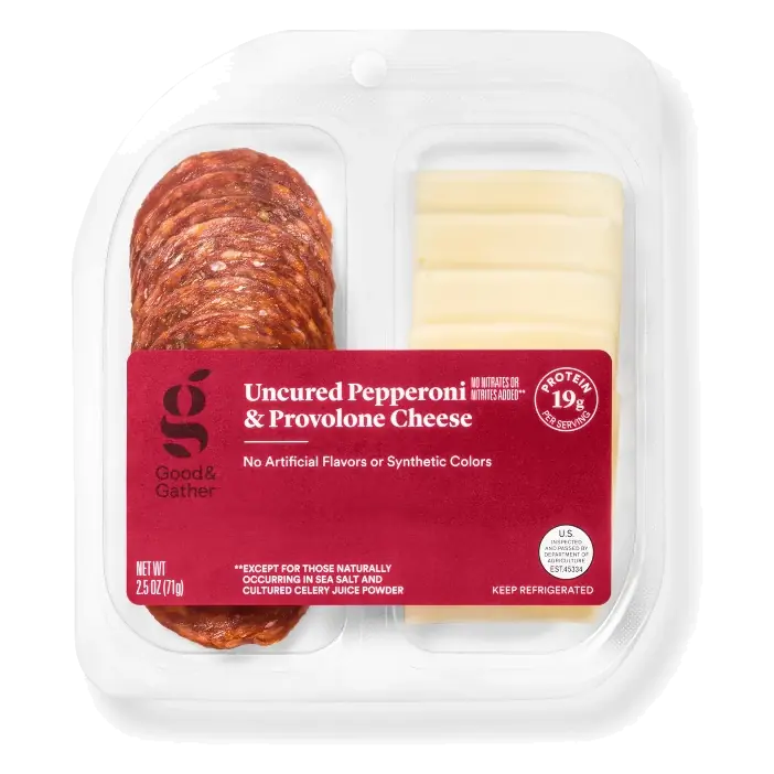 Uncured Pepperoni & Provolone Cheese