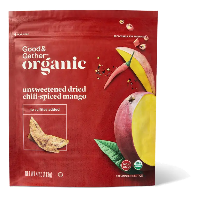 Unsweetened Dried Chili-Spiced Mango