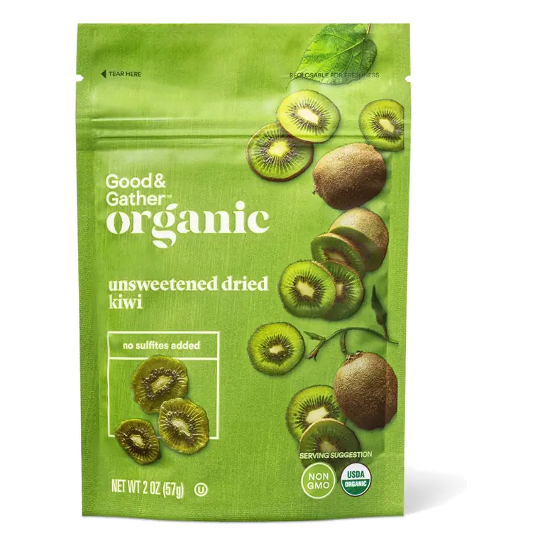 Unsweetened Dried Kiwi