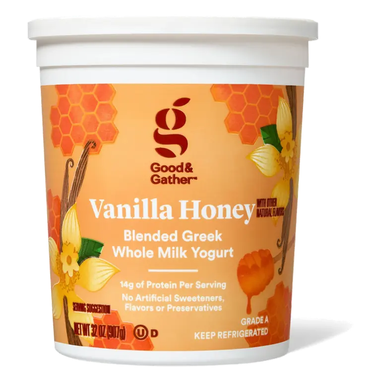 Vanilla Honey Blended Greek Whole Milk Yogurt
