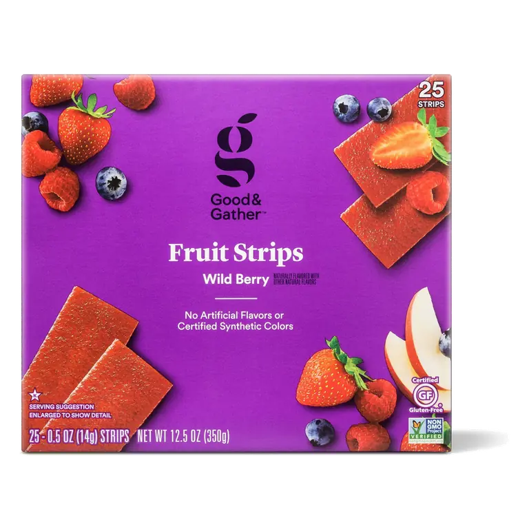 Wild Berry Fruit Strips