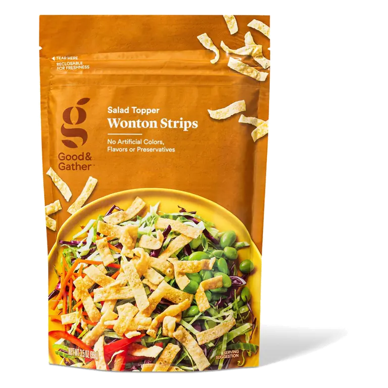 Wonton Strips Salad Topper