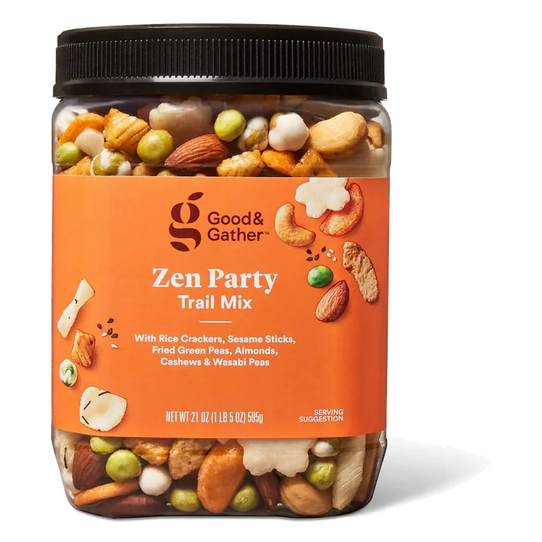 Zen Party Trail Mix with Rice Crackers