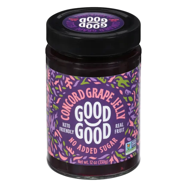 No Added Sugar Keto Friendly Concord Grape Jelly