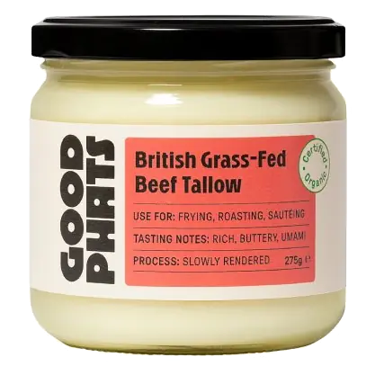 Organic British Grass-Fed Beef Tallow