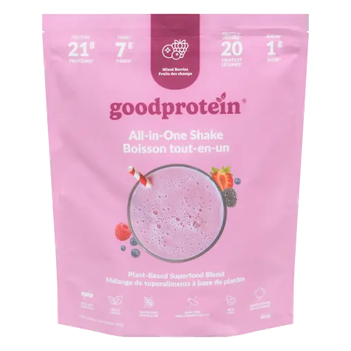 Plant Based Superfood Blend All-In-One Shake Mixed Berries 880 g