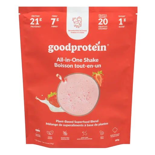 Plant Based Superfood Blend All-In-One Shake Strawberries & Cream 880 g