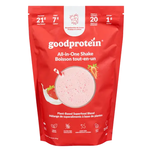 Plant Based All-in-One Shake Strawberries & Cream 440 g
