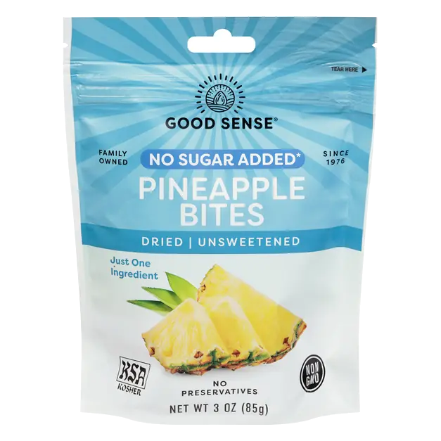 No Sugar Added Dried Fruit Pineapple Bites