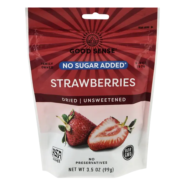 No Sugar Added Dried Fruit Strawberries