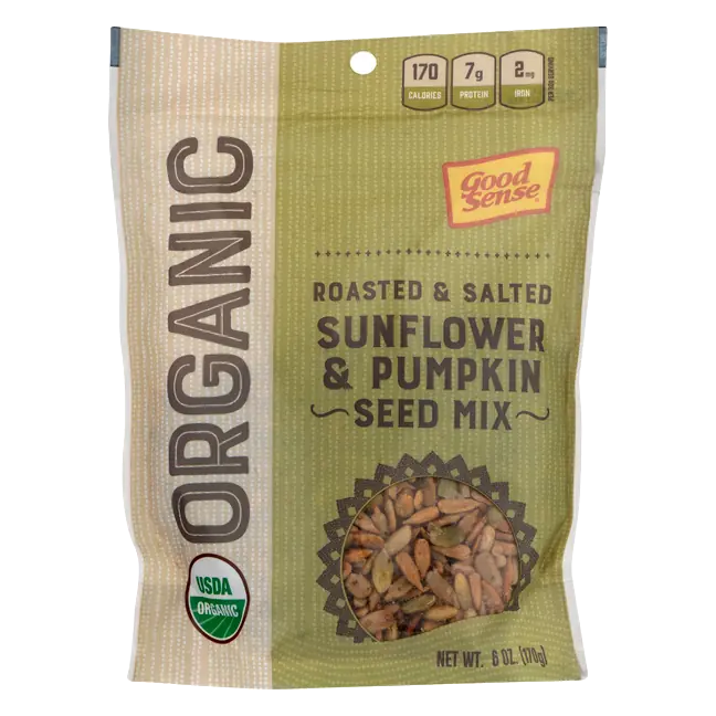 Sunflower & Pumpkin Seed Mix Roasted & Salted Organic