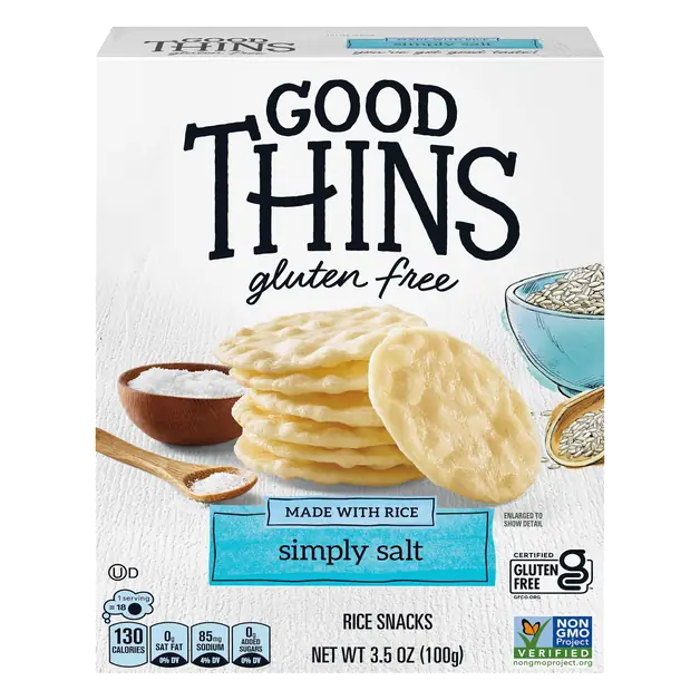 Gluten Free Simply Salt Rice Crackers