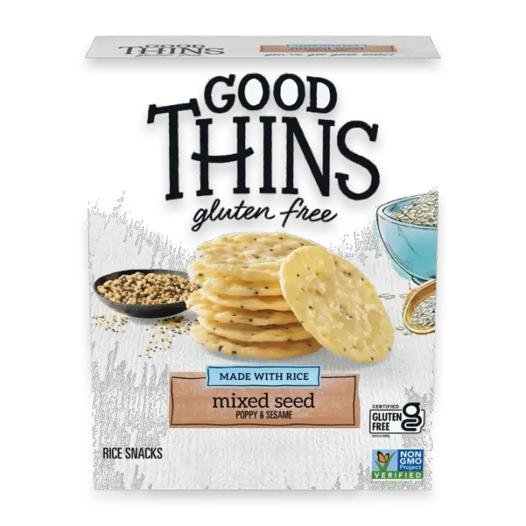 Mixed Seed Rice Gluten Free Crackers