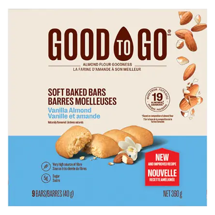 Gluten-Free Keto Bar Vanilla Almond 9 x 40 g