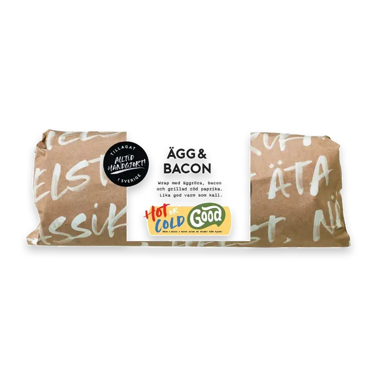 Wrap Ägg Bacon 250g