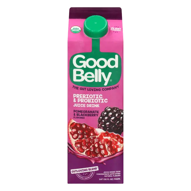 Probiotics Organic Pomegranate Blackberry Juice Drink