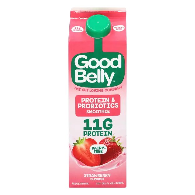 Protein & Probiotics Smoothie Strawberry Flavored Juice Drink