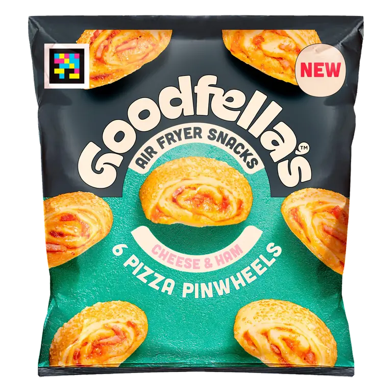 Goodfella's 6 Cheese & Ham Pizza Pinwheels 300g