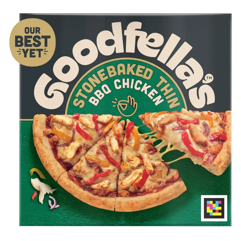 Stonebaked Thin BBQ Chicken Pizza 385g